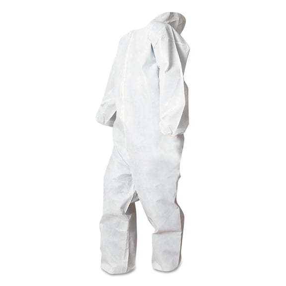 Boardwalk Disposable Coveralls, White, Small, Polypropylene, 25/Carton -BWK00032S