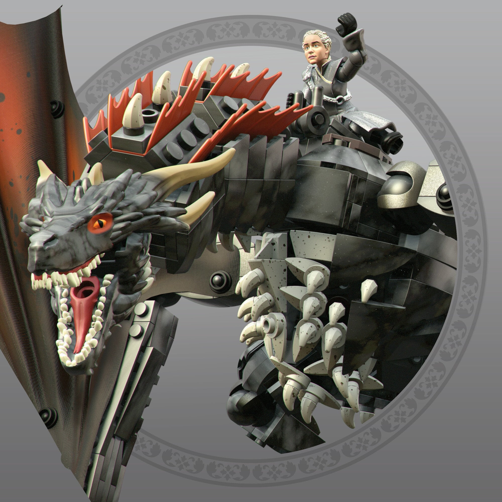 Details about   Building Blocks Game of Thrones Dragon DROGON Daenerys MOC Bricks Set Model Toys 