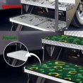 thumbnail image 6 of Yuyamidu Green Leaf RV Step Covers 4 Pack RV Stair Covers Green Shoes RV Step Carpet Rug St. Patrick's Day Camper Step Covers for Mobile Home, Camper Accessories, 6 of 7