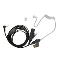 thumbnail image 1 of 2.5mm Acoustic Tube Earpiece Single Pin PTT Button Walkie Talkie Headset with Steel Clip for Motorola for Talkabout Black 1Pc, 1 of 4