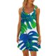 thumbnail image 1 of Vestidos Casuales Para Mujer Verano Vestido de Verano Para Mujer, Estampado, Plisado, Sin Mangas, Con Tirantes, Para Playa, Resort y Ocio, 1 of 4