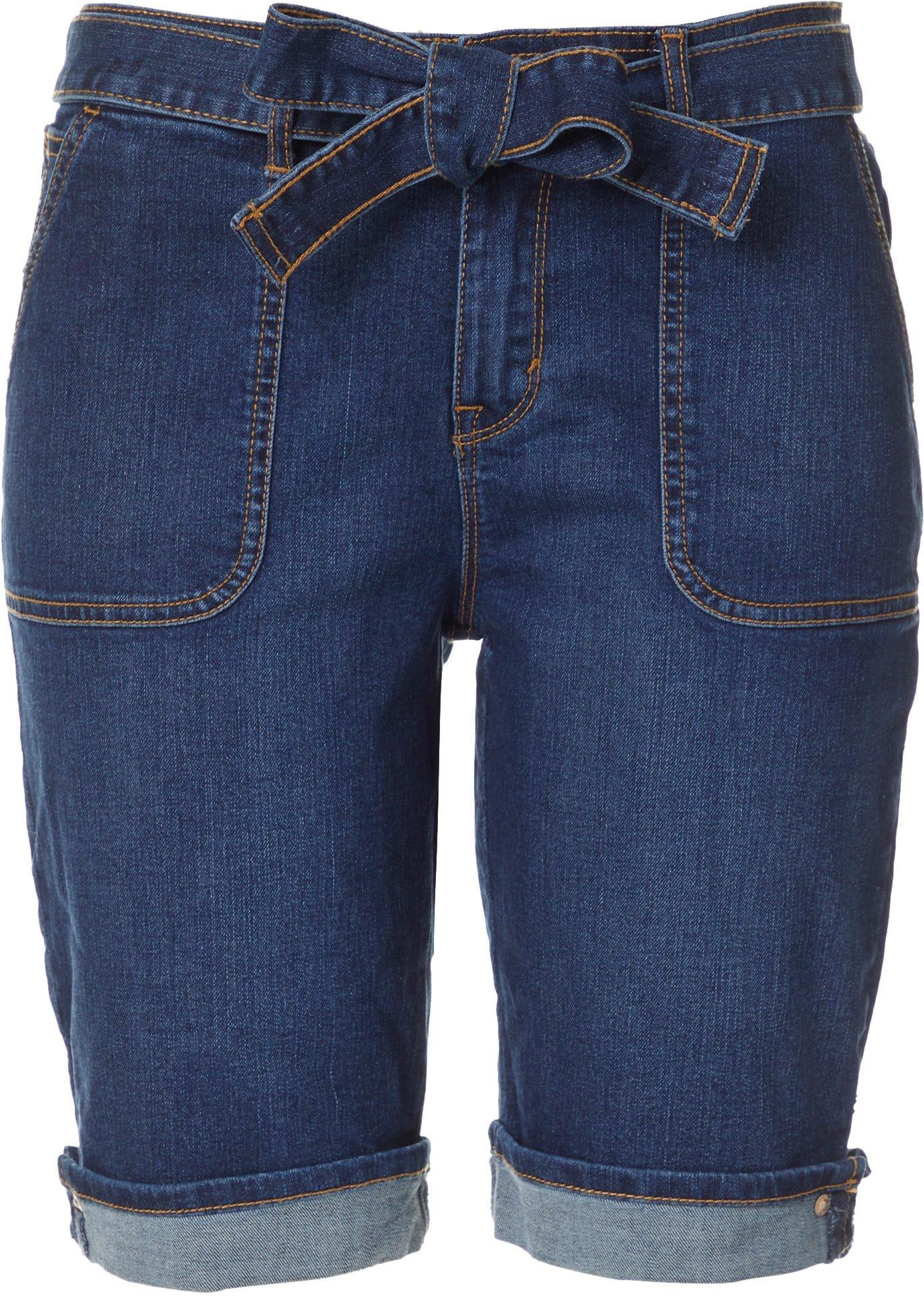 gloria vanderbilt denim bermuda shorts