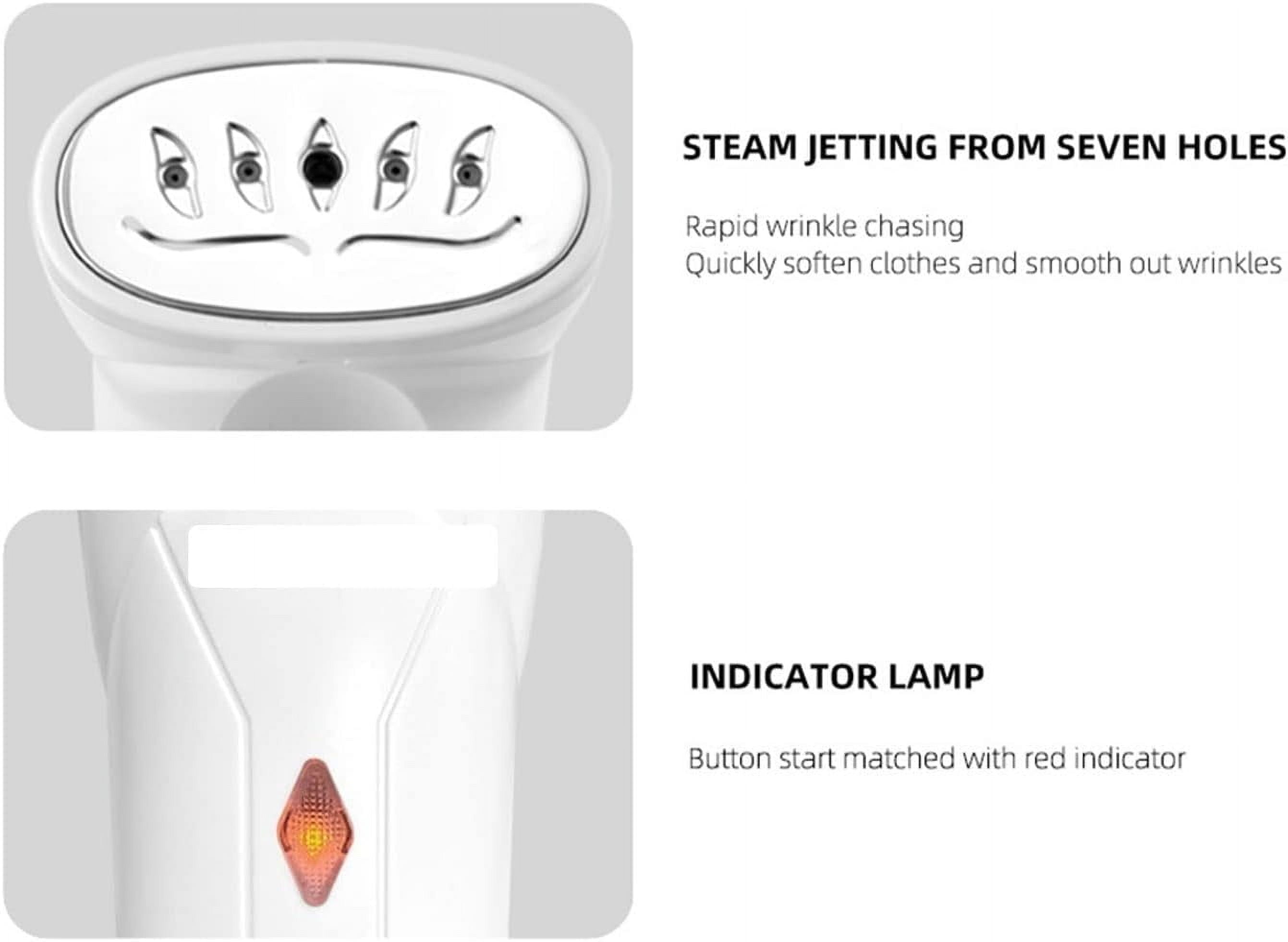 Irons, Handheld Garment Steamer Household Fabric Steam Iron Mini Portable Vertical Fast-Heat For Clothes Ironing Iron