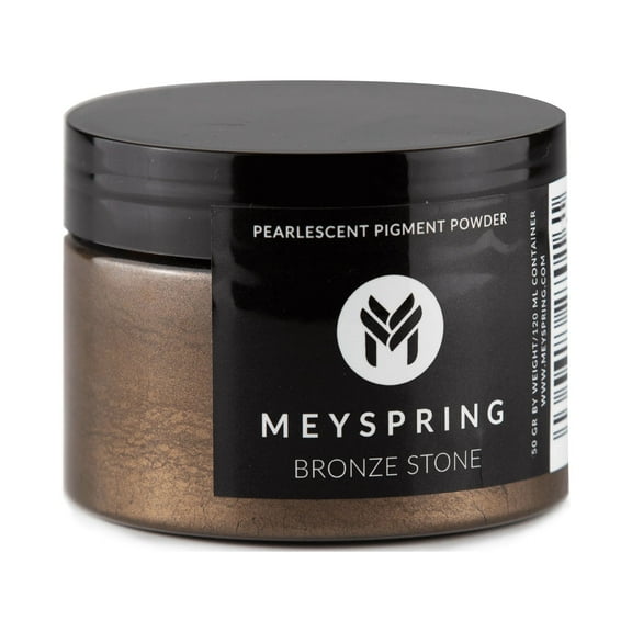 MEYSPRING Mica Pigment Powder for Epoxy Resin Art Bronze Stone 50 gm