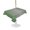 Olive Green Grey, variant on Outdoor Table Cloth with Umbrella Hole and Zipper, Green Grey Ombre Waterproof Round Tablecloth 54 Inch, Modern Gradient Abstract Art Washable Table Cover for Outside Party Patio Picnic