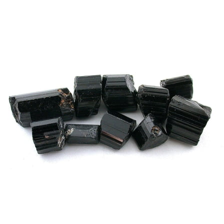 50 Grams 250 Carats  Black Tourmaline Crystal Gem Stone Gemstone Rough