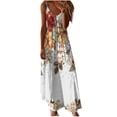 thumbnail image 2 of Robes pour Femmes, Robes Sans Manches Mode Imprimé Bretelles, 2 of 5