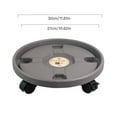 thumbnail image 2 of Plastic Tray Movable Holder Flower Pot Rack  Wheels For Women Girls Removable  Portable Plant Stand, 2 of 16