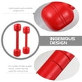 thumbnail image 2 of FUTUREORYY 2 Pcs Haltères à Main Haltères Barre en Bois Rouge pour Enfants Équipement de Mise en Forme Intérieur, 2 of 7