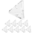 Gregiular 1 Set Acrylic Corner Bracket Clear Corner Braces 3-Hole Right ...