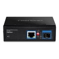 thumbnail image 3 of TRENDnet TI-F11SFP - Convertisseur de Média - 1 Go - 10Base-T, 100Base-TX, 1000Base-T - RJ-45 / SFP (mini-GBIC) - Conforme TAA, 3 of 6