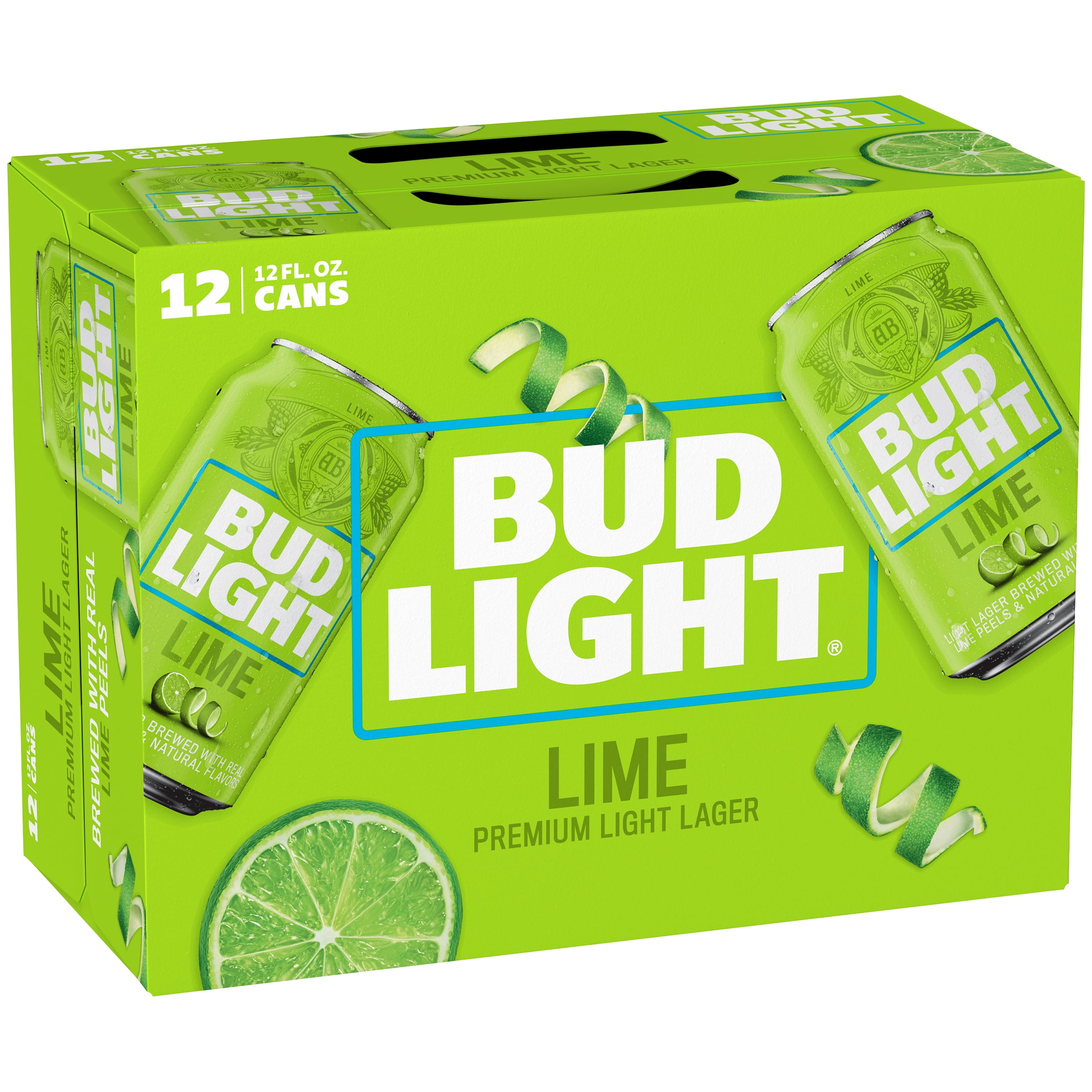 Bud Light Lime Beer 12 Pack 12 Fl Oz Cans 4 2 Abv Walmart Com Walmart Com
