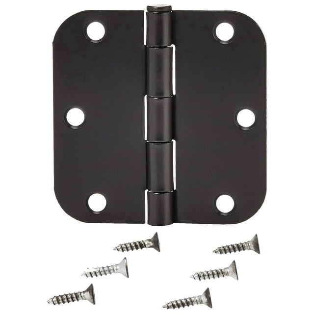 Silent Matte Door Hinge Door and Window Hinge 88x88x2.2mm (Black Bronze) 4pcs