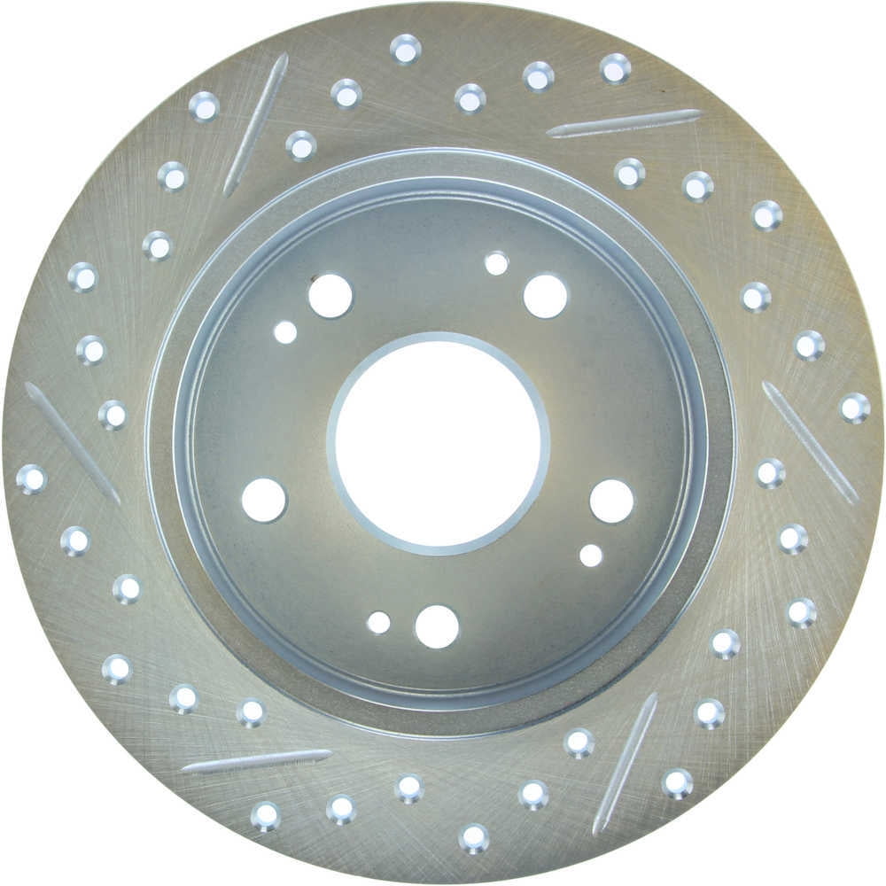 StopTech Select Sport 06-15 Honda Civic Si Slotted and Drilled Right Left Rotor Fits select: 2006-2010,2012-2015 HONDA CIVIC EX