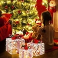 thumbnail image 3 of Gymax Set of 3 Christmas Present Boxes Festival Lighted Decor Boxes w/ Warm Lights, 3 of 10