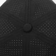 thumbnail image 6 of NMMUED Men's Breathable Mesh Docker Cap Perforated Brimless Hat Adjustable Summer Skull Cap Black One Size, 6 of 6