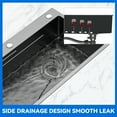 thumbnail image 5 of Dextrus 30-Inch Drop-In Kitchen Sink,Stainless Steel Workstation with Single Bowl, Nano Coated Surface, Cutting Board, Strainer, and Accessories, 5 of 5