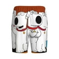 thumbnail image 5 of Cartoon Family Guy Men's Short Pajama Pants Lightweight Daily Lounge Shorts Bottoms Sleepwear Cozy Soft Home Pajama Pants Shorts, 5 of 9