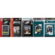 C & I Collectables NFL Philadelphia Eagles 5 Different Licensed Trading Card Team Sets