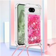 thumbnail image 3 of Funda FOXDOCK para Google Pixel 8A con Cuerda Ajustable, Brillo Líquido, Protección Antigolpes y Lente – Ideal para Regalo, 3 of 6