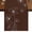 Brown, variant on Black Khaki 48 Inch Table Runner, Spring Flora Farmhouse Dresser Scarf Cotton & Linen Tablerunner for Dining/Kitchen Island/Holiday Party Décor 13" x 48"