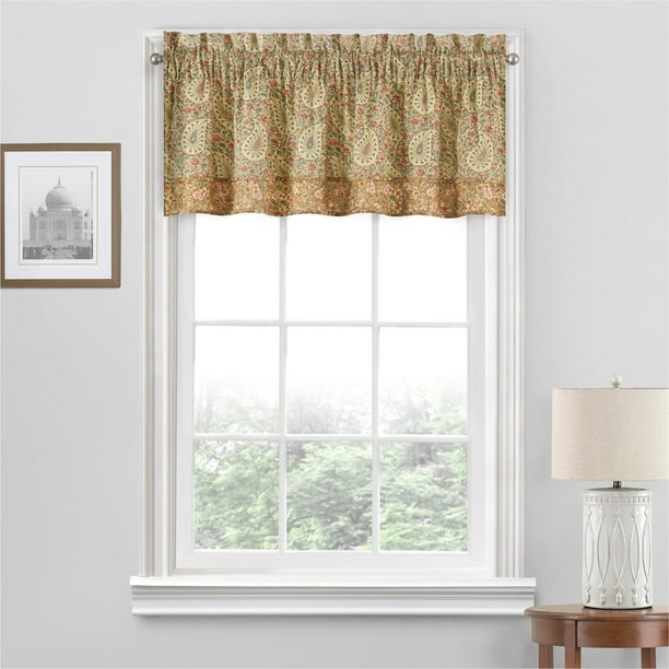 Waverly Paisley Verveine Window Valance