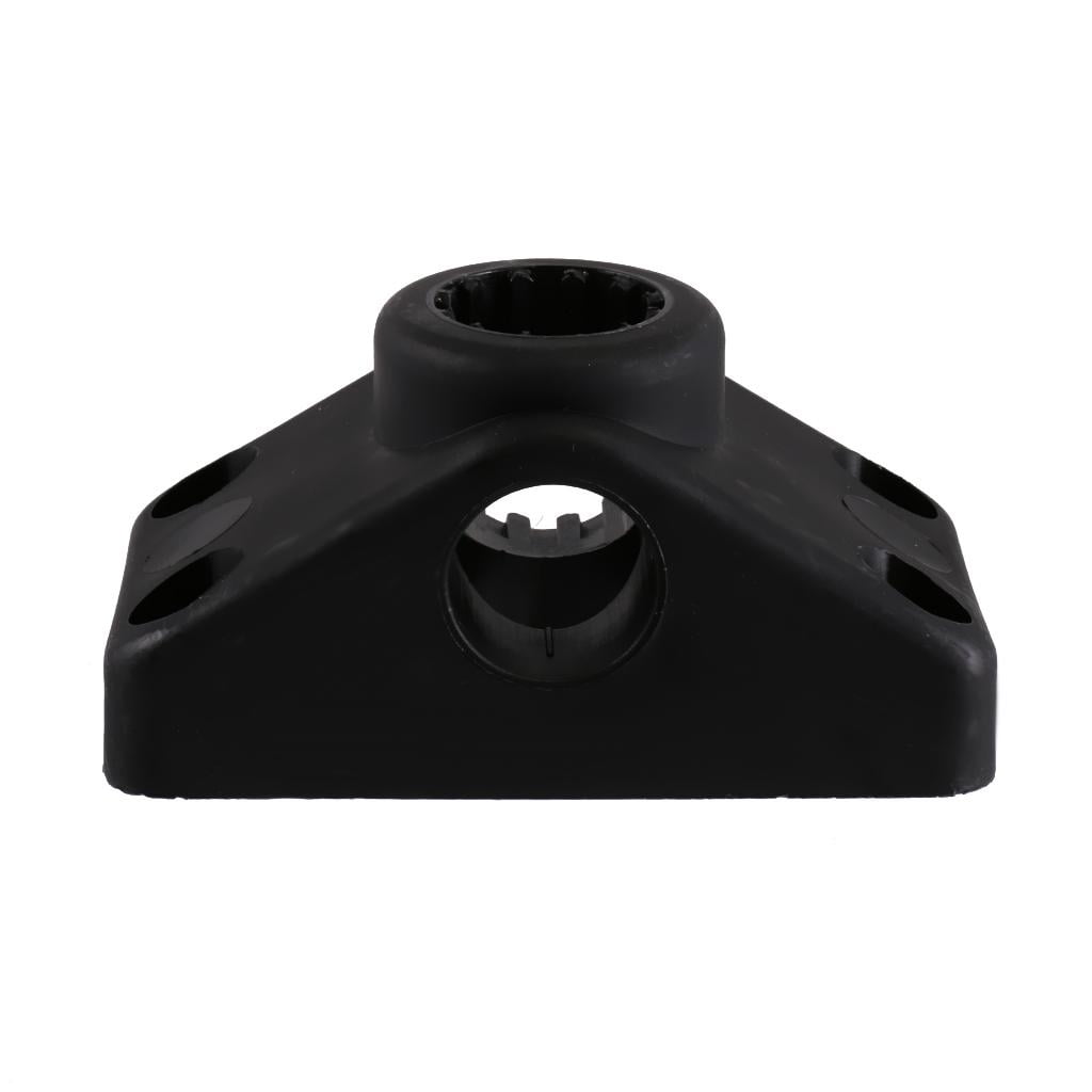 Nishiyuenyi Durable Plastic Kayak Rod Mounting Brackets Fishing Equipment Black