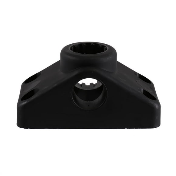 Equipo de pesca de soportes de montaje de varilla de kayak de plástico duradero negro Macarena Kayak Sidekick varilla soporte de montaje