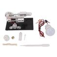 thumbnail image 2 of Sterling Engine Model, High Hardness Stirling Engine Educational Toy with Colorful LED Light for Class, 2 of 7