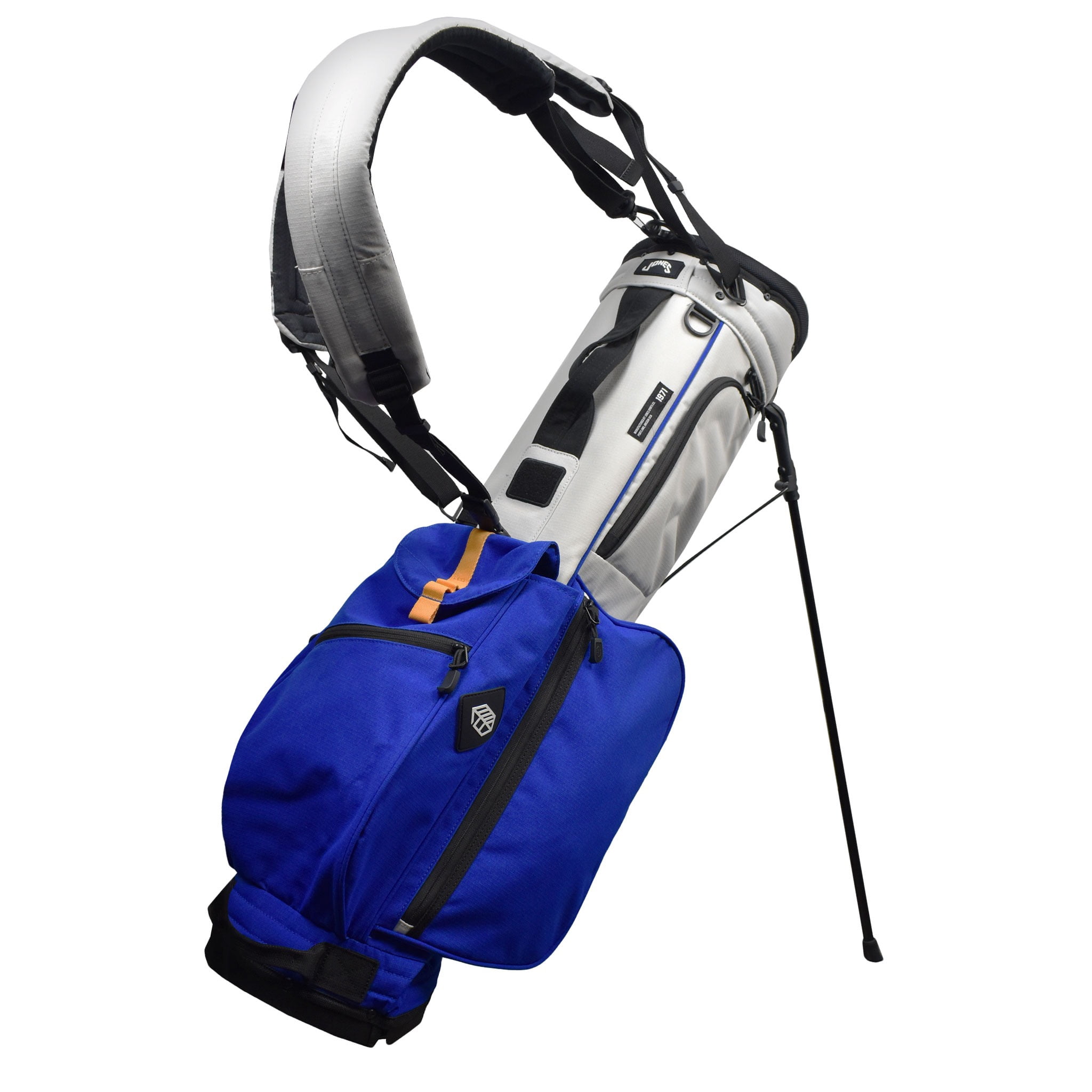 Jones Sports Golf Rover Stand Bag Cement/Cobalt Blue