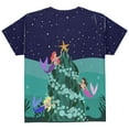 thumbnail image 2 of Mermaid Christmas Tree All Over Youth T Shirt Multi YXL, 2 of 2