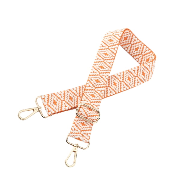Minnieouse Bolso Cinturón ancho Correa de bandolera ajustable Engrosamiento Extraíble Ligero Correas desmontables Viajes, Equipaje y Accesorios Varios Naranja Botón dorado claro