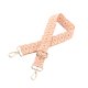 thumbnail image 1 of Minnieouse Bolso Cinturón ancho Correa de bandolera ajustable Engrosamiento Extraíble Ligero Correas desmontables Viajes, Equipaje y Accesorios Varios Naranja Botón dorado claro, 1 of 6
