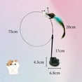 thumbnail image 6 of Feather Cat Teaser Toy with Suction Cup Simulation Bird, 6 of 6