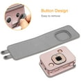 thumbnail image 3 of Fintie Carrying Case for Fujifilm Instax Mini LiPlay Hybrid Instant Camera - Premium Vegan Leather Portable Bag Cover with Removable Strap, Rose Gold, 3 of 8