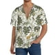 thumbnail image 1 of Fotbe Vintage Animals Palm Tree Camisa Estampada de Manga Corta para Hombre, Casual de Verano, Estilo Playero, Sin Arrugas-4X-Large, 1 of 5