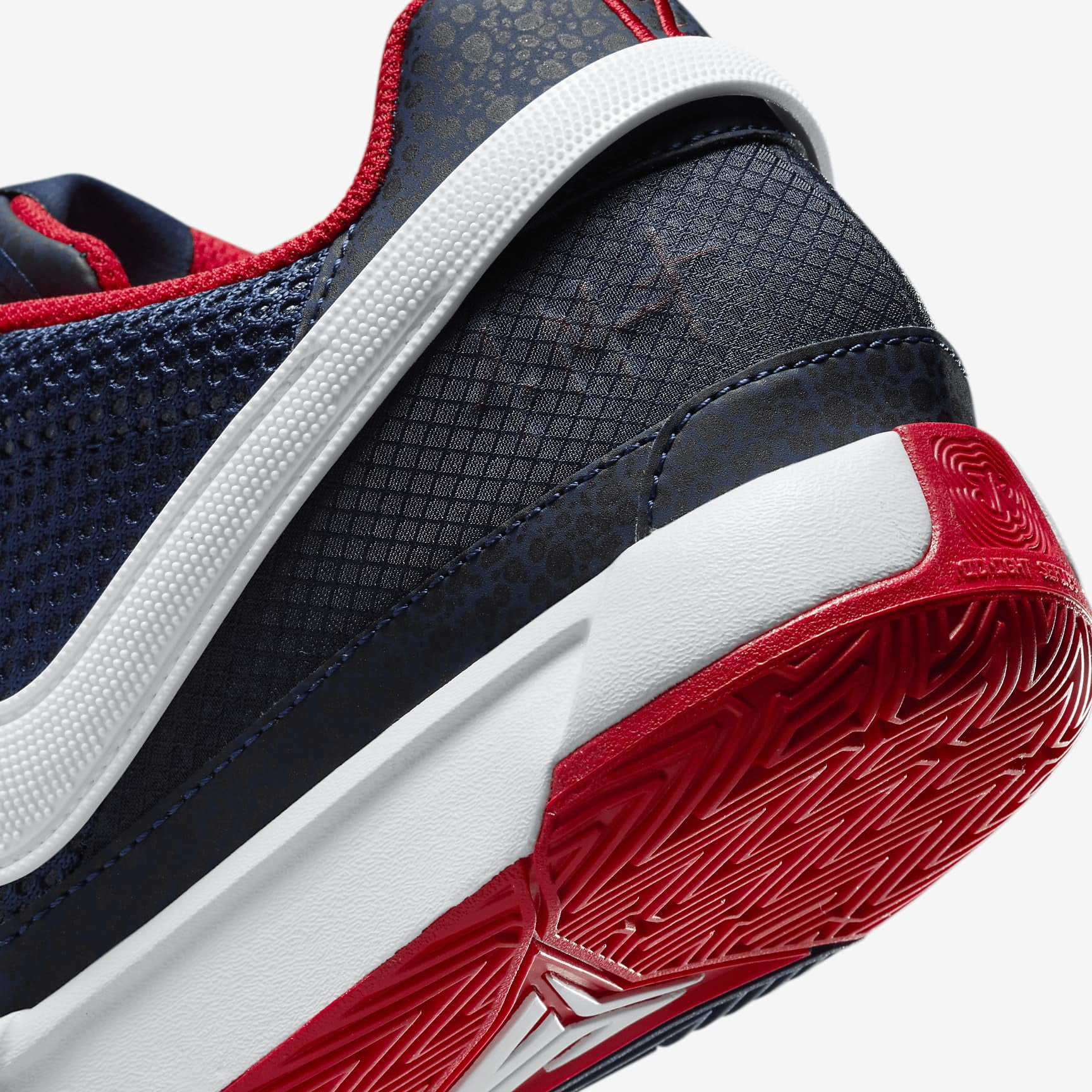 Nike Ja 1 Basketball Shoes (FQ4796-403, Midnight Navy/University Red/White) Size