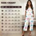 thumbnail image 7 of DISNIMO Dog Paw Printed Pajama Set for Women, Star Printed Sleepwear Soft 2 Piece Pjs Set Short Sleeve Tops and Capri Pant Lounge, S, 7 of 7