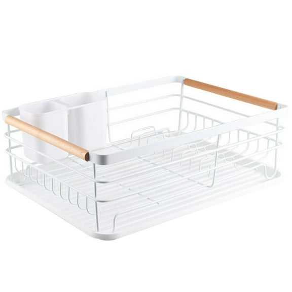 HEMOTON  Cutlery Dish Rack Stand for Lids Tableware Storage