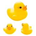 thumbnail image 3 of Kuymtek 10 Unids/set Mini PVC Amarillo Pato Souding Duckie Bebé Baño Juguete, 3 of 5