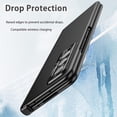 thumbnail image 6 of Compatible Samsung Galaxy Z Fold 4 5g Case with S Pen & 2 Hinge Protection,Magnetic Plating Protective Cover with Screen Protector Case for Samsung Z Fold 4 Phone Case with Pen Holder Black, 6 of 14