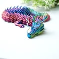 thumbnail image 5 of 3D Printed dragon ,Flexible Joint Animal lacertid Figurines,Realistic Eyes, Home Office Decor,Fidget Toy for Adults Teens Boy Festival Gifts, 5 of 11