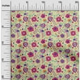 thumbnail image 2 of oneOone Rayon Light Yellow Fabric Asian Suzani Sewing Craft Projects Fabric Prints By Yard 56 Inch Wide, 2 of 5