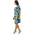 thumbnail image 4 of Bimba Short Polyester Kaftan Asymmetrical Caftan Coverup Chic Beach Clothing, 4 of 7
