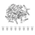 thumbnail image 1 of Uxcell 30 Pcs M4.8x16mm Vis Plates Blanches Auto-Tappantes pour Métal, Argent, 1 of 6
