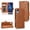 Brown, variant on Dteck Wallet Case Compatible with iPhone XR,PU Leather +TPU With Shockproof Kickstand Crad Slot Strap Case for iPhone XR 6.1 inch,Brown