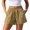 Khaki, variant on Tqcoqu Women's Hiking Shorts Quick Dry Golf Active Athletic Short Casual Lightweight Summer Basic Shorts with Zipper Pockets,A-Gray Women's S-XXL