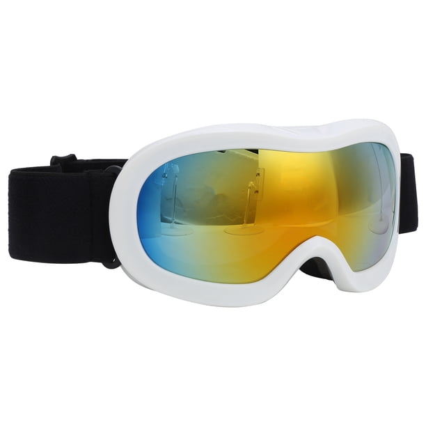 Gafas de esquí y snowboard para niños Lentes de doble capa Gafas de nieve con protección UV antivahoBlanco