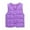 Purple, variant on Mercatoo Boys Girls Down Puffer Vest,Kids Fall Winter Thermal Kids Sleeveless Jacket Waistcoat Unisex Solid Button Down Coat