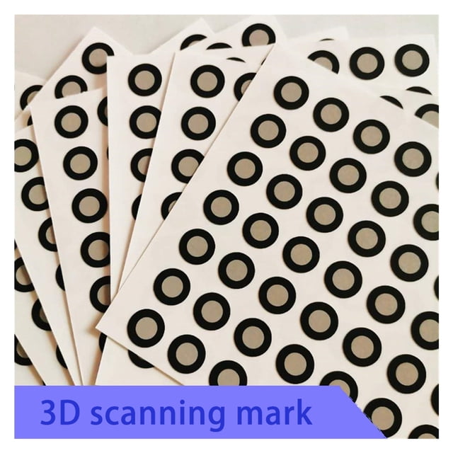 points de Repérage 3D, Numériseur 3D Portatif Reflète le point Cible, Intérieur 6 Extérieur 10 mm 1000 Pcs, Facile à Utiliser